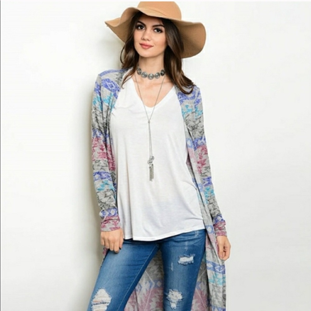 Gray duster